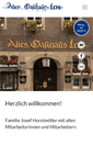 Mobile Screenshot of gasthaus-leve.de